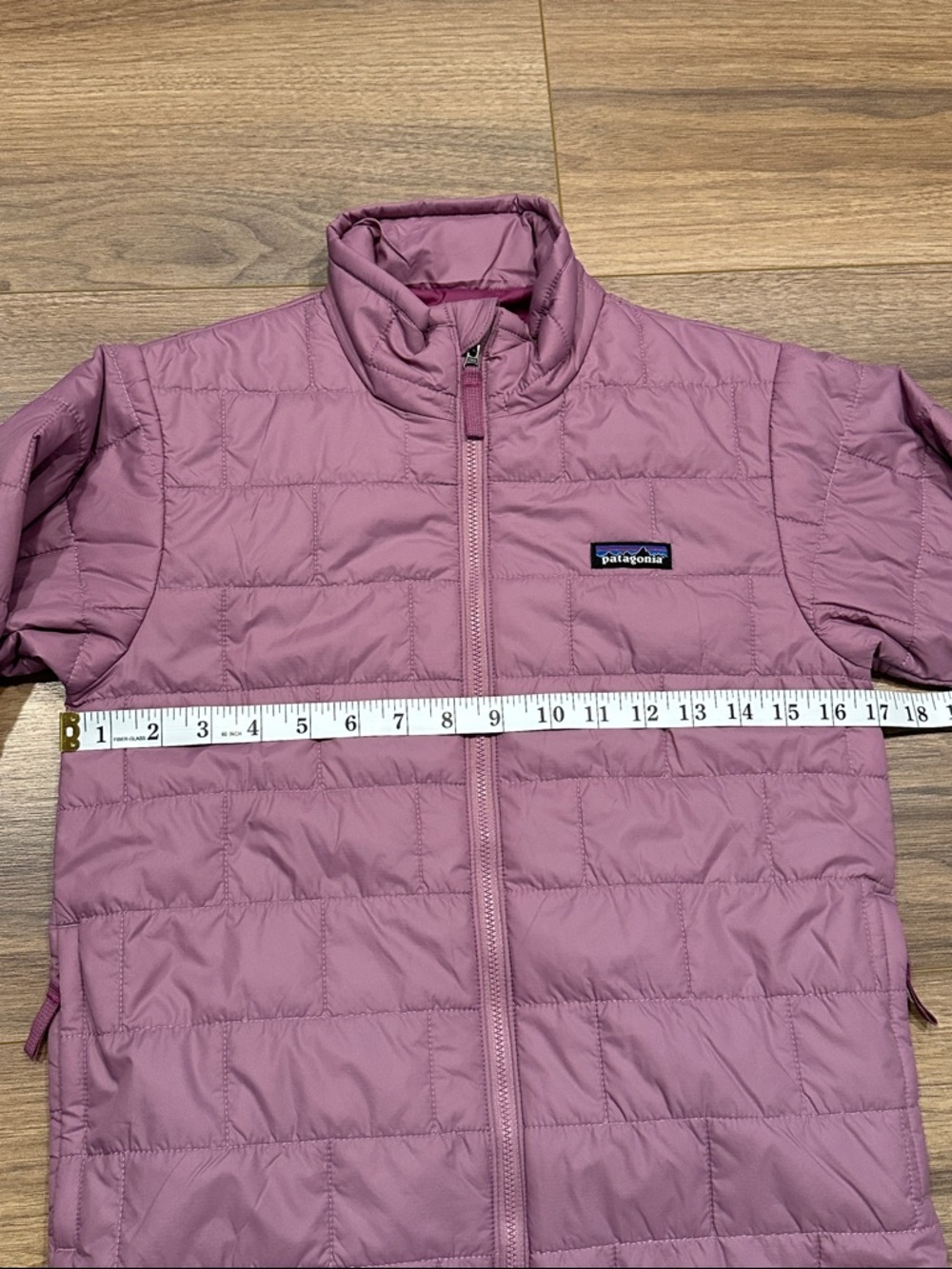 NEW Kids' Nano Puff Brick Quilt Jacket in Light Violet Size Medium - Picture 8 of 11